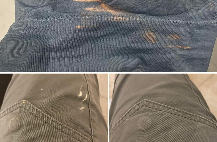 So entfernen Sie Bleichflecken von Stoffen mit 2 Tipps