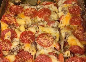 Peperoni-Pizza-Auflauf