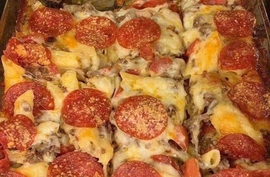 Peperoni-Pizza-Auflauf