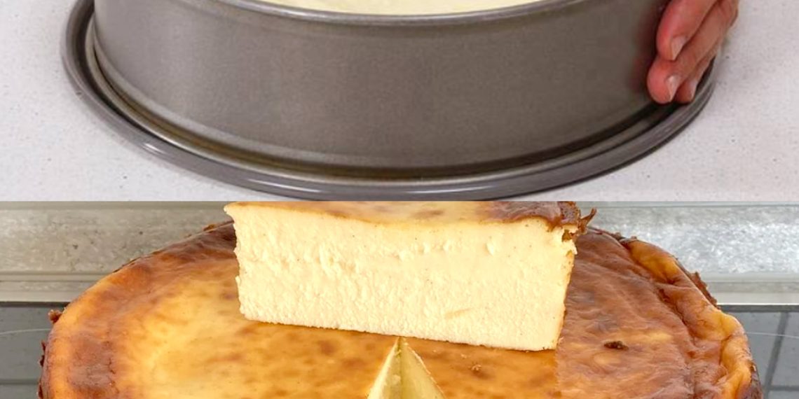 Nur 2 Minuten Zubereitung, Käsekuchen ohne Boden mit Suchtfaktor 100!