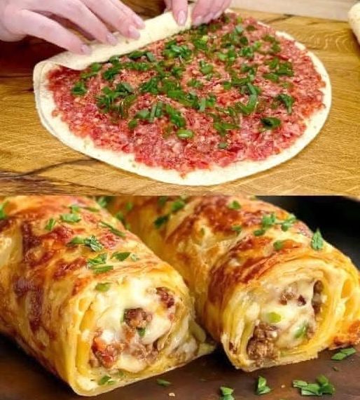 Schmeckt besser als ein Burger, Tortilla mit Hackfleisch