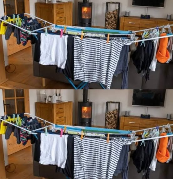 Dank des Geheimnisses dieser Großmutter trocknet die Wäsche im Winter in Rekordzeit
