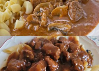 Gulasch mit Nudeln
