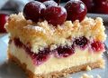 Kirschkuchen mit Streuseln und Vanillepudding: Ein Lieblingsrezept 