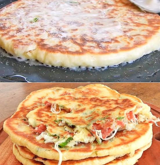 Gefülltes Brot aus der Pfanne: das schnelle und leckere Rezept zum Ausprobieren