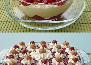 Amarettini – Kirsch Nachspeise