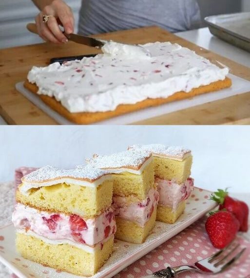 Supersaulecker & ohne Schnickschnack, Erdbeertraum – Schnitte!