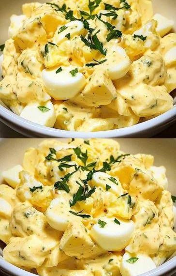 Woooow schmeckt genial, Eiersalat soo viel besser als im Supermarkt