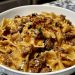 Cremige Parmesan-Knoblauch-Bowtie-Pasta mit Rindfleisch