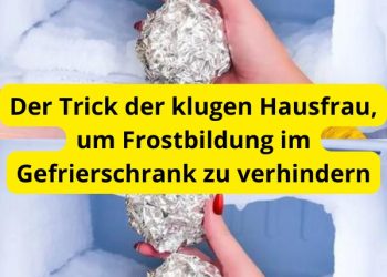 Der Trick der klugen Hausfrau, um Frostbildung im Gefrierschrank zu verhindern