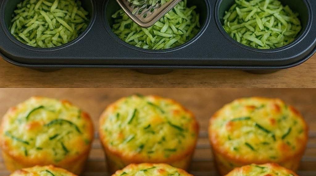 30 Minuten käsige Zucchini Muffins