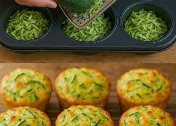 30 Minuten käsige Zucchini Muffins