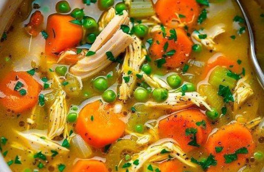 Entzündungshemmende Kurkuma-Hühnersuppe