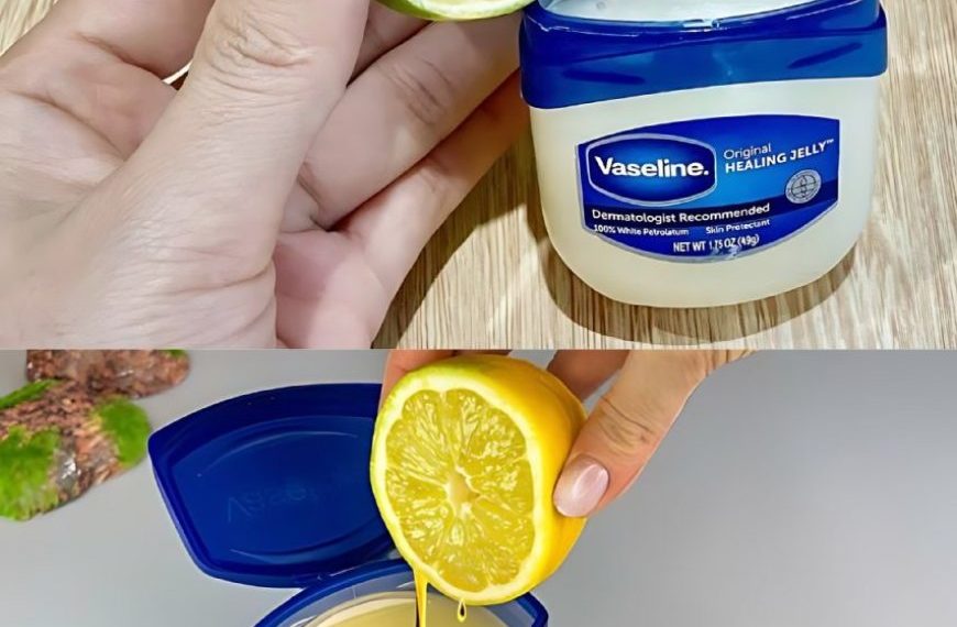 Mischen Sie Vaseline mit Zitrone und Sie werden überrascht sein