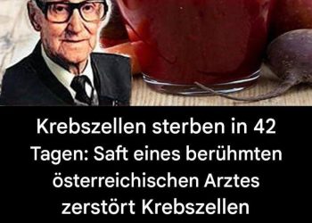 Krebszellen sterben in 42 Tagen: Saft eines berühmten österreichischen Arztes zerstört Krebszellen