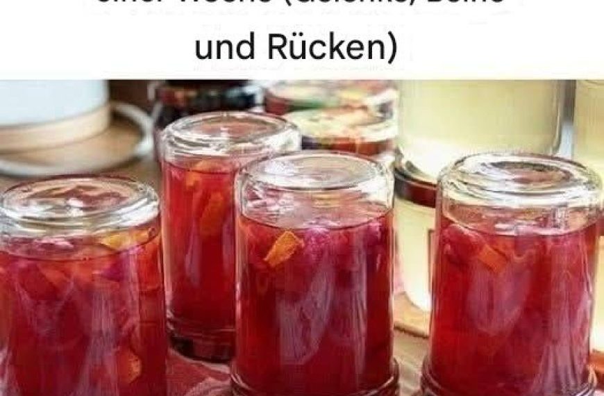 Wundergetränk: Keine Schmerzen in einer Woche (Gelenke, Beine und Rücken)