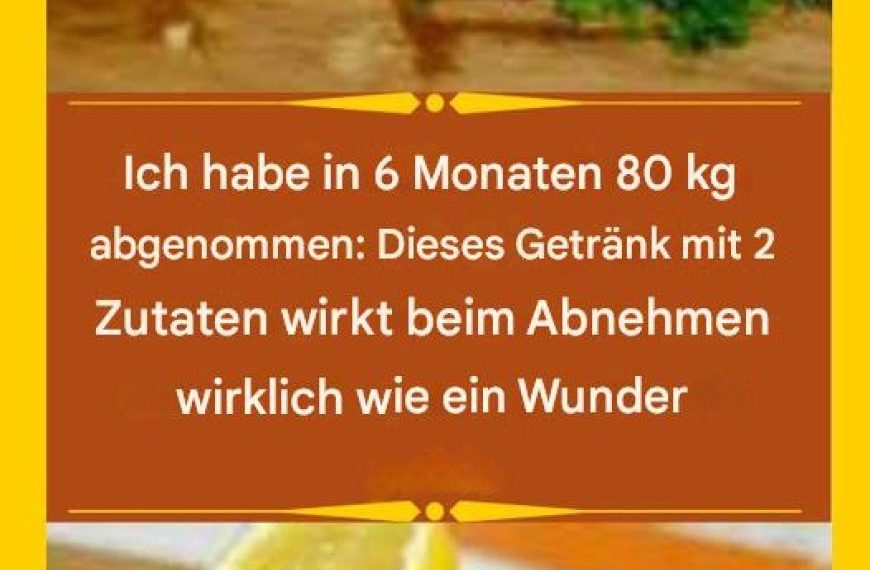 Ich habe in 6 Monaten 80 kg abgenommen