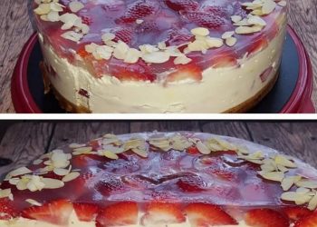 Erdbeer-Joghurt-Torte mit Eierlikör
