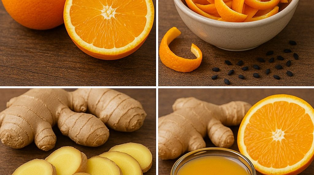 Wirf Orangenschalen nicht weg! Kombiniere sie mit Ingwer für ein kraftvolles, günstiges und praktisches Hausmittel!