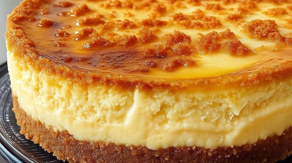 Cheesecake Brûlée Cremig, mit einer Knusprigen Karamellkruste!