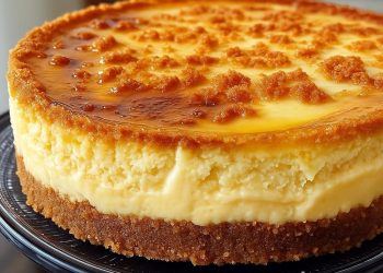 Cheesecake Brûlée Cremig, mit einer Knusprigen Karamellkruste!