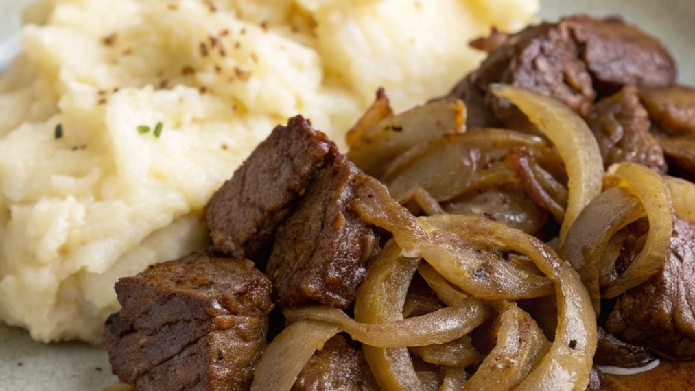 Rinderleber mit Zwiebeln – Rustikal & eisenreich