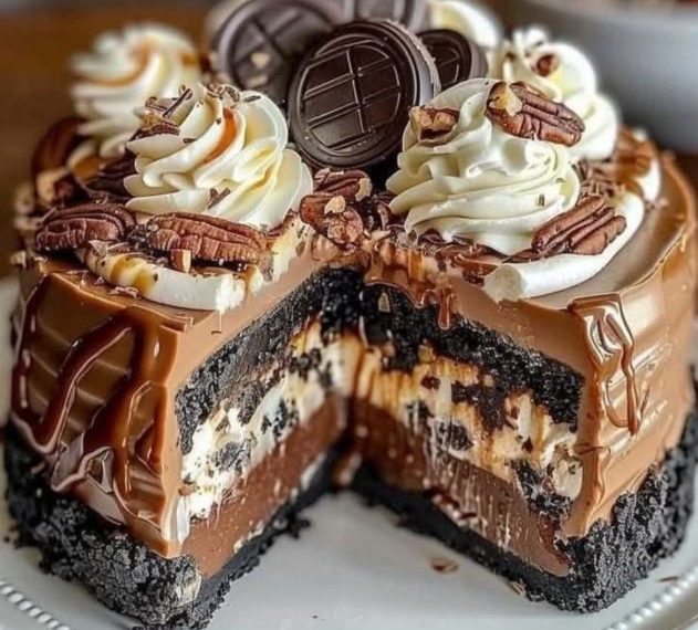 No-Bake Deutscher Schoko-Käsekuchen (ohne Backen)