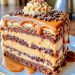 Karamell-Kaffee-Schichtkuchen