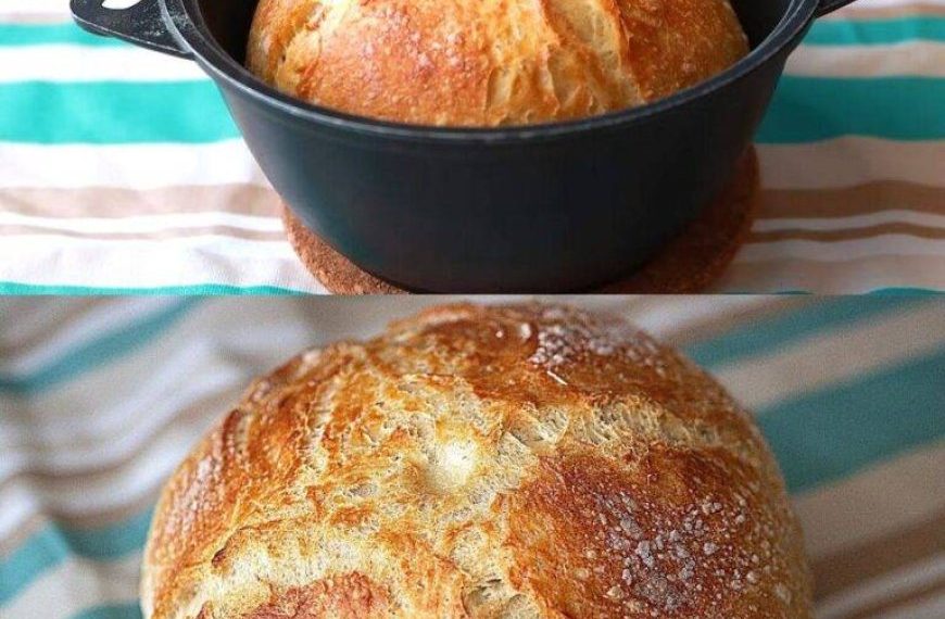 Das einfachste 4-Zutaten-Brot – Jeder kann es backen