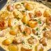 Himmlische Knoblauch-Kartoffeln in Sahnesauce – Ein Genuss für jeden Tag