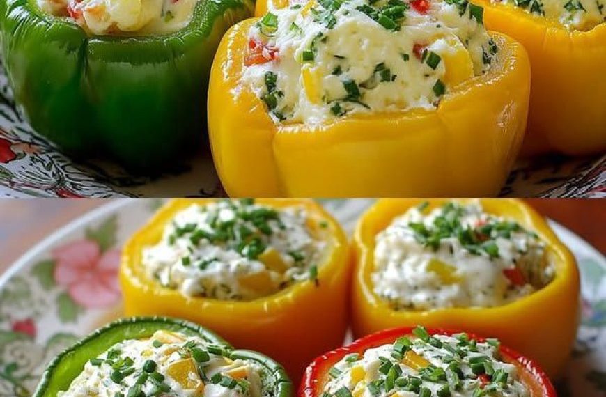 Gefüllte Paprika, schnell und leicht zu machen