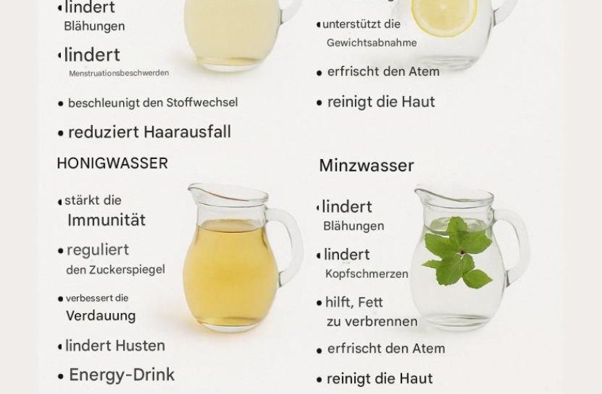 Ingwerwasser ein natürlicher Immunitätsschub