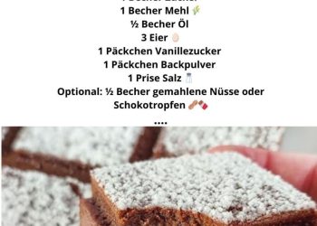 Schneller Becherkuchen mit saurer Sahne: Einfach, saftig und unwiderstehlich!