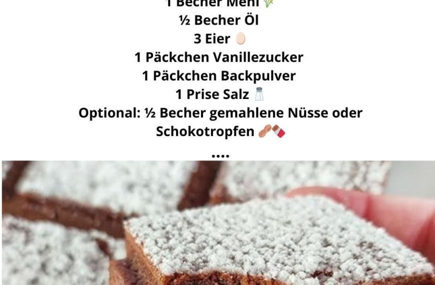 Schneller Becherkuchen mit saurer Sahne: Einfach, saftig und unwiderstehlich!