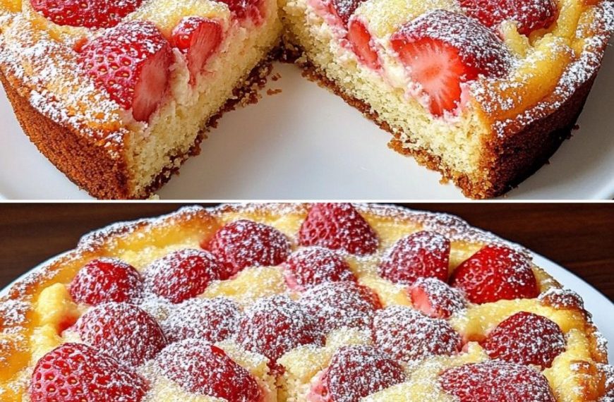 Italienische Erdbeertorte
