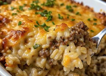 Käse Hackfleisch Reis Auflauf