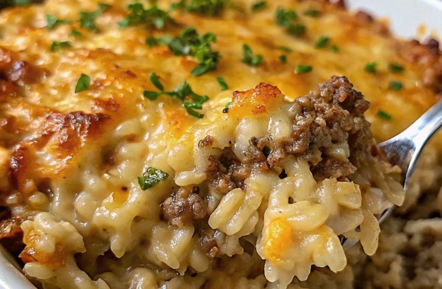 Käse Hackfleisch Reis Auflauf