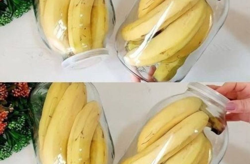 Bananen verderben nicht innerhalb weniger Tage, sondern bleiben mit dieser Methode bis zu zwei Jahre lang frisch