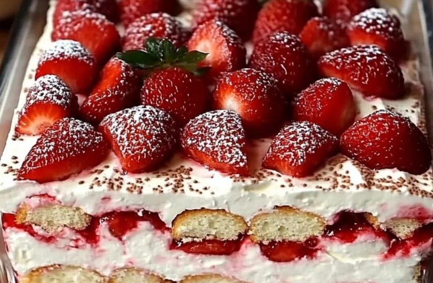 Blitz Erdbeer Tiramisu: Das perfekte Dessert in nur 10 Minuten