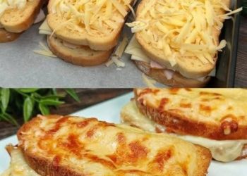 Überbackenes Käsebrot mit Schinken: Einfach Unwiderstehlich