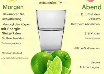 Zitronenwasser: Eine einfache Gewohnheit, die Ihre Gesundheit morgens und abends verändert