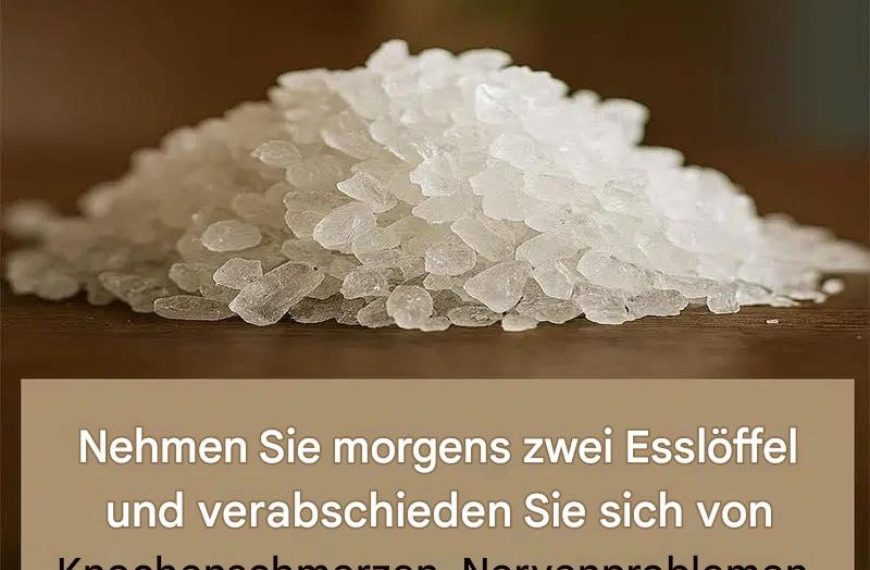Zwei Esslöffel am Morgen und verabschieden Sie sich von Knochenschmerzen