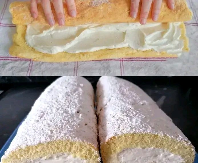 Das hat mich süchtig gemacht, Biskuitrolle mit Zitronen!