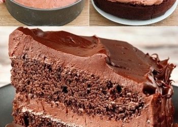 Schokokuchen mit 850 ml Schlagsahne in 1 Stunde zubereitet