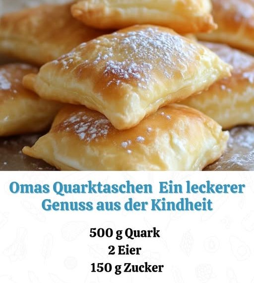 Omas Quarktaschen – Ein leckerer Genuss aus der Kindheit