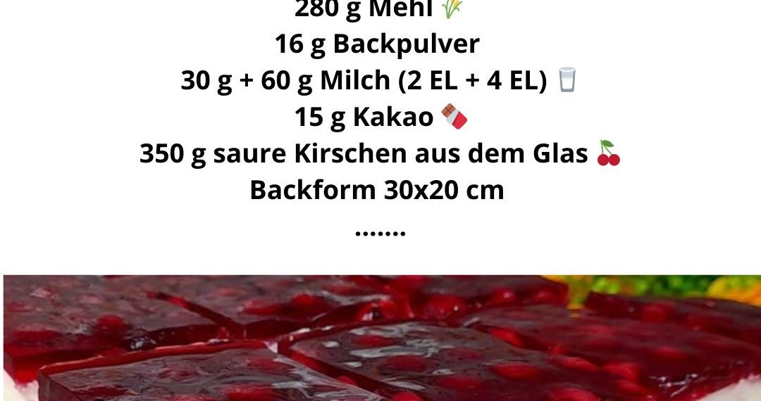 Der berühmte Kuchen, der im Mund zergeht