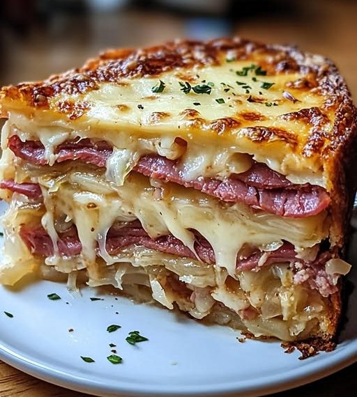 Herzhafter Reuben-Auflauf