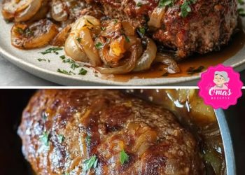 Supersaftiger Zwiebel-Hackbraten – den gibt’s bei mir 2x im Monat, weil er einfach soooo gut ist!