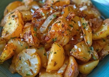 Geröstete Baby-Kartoffeln mit Knoblauch & Parmesan