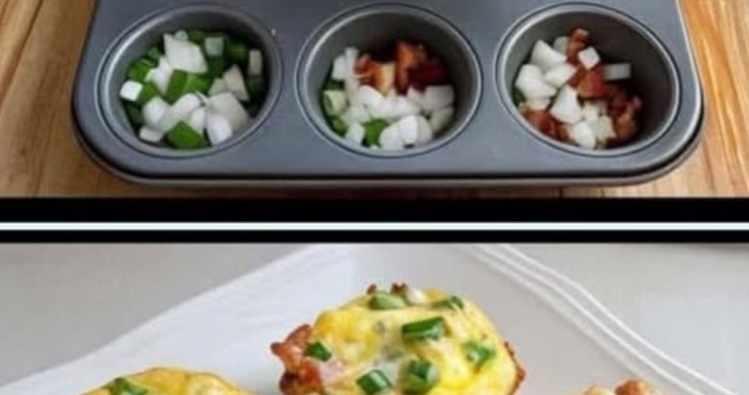 Eier Muffins für das Frühstück